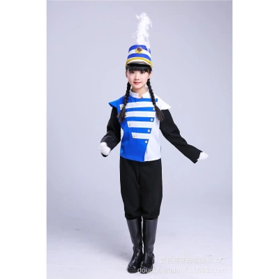 新款鼓号队服装中小学生升旗手服