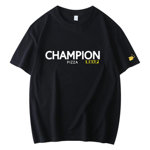 印log t恤尊宝比萨工作服定制汉堡炸鸡披萨店短袖 新款 至尊比萨工装