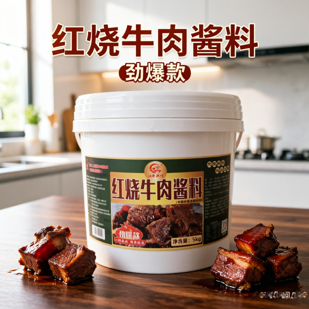 江南枫叶红烧牛肉酱料商用配方桶装调味料牛腩煲餐饮小吃专用