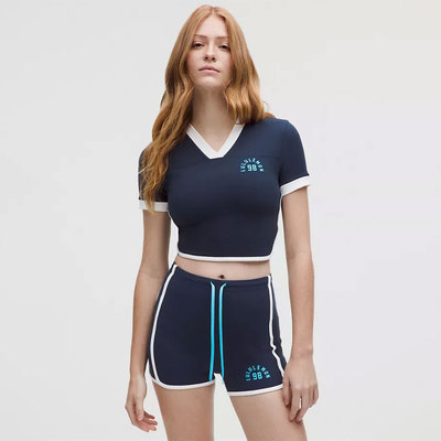 lululemon女士短袖修身T恤