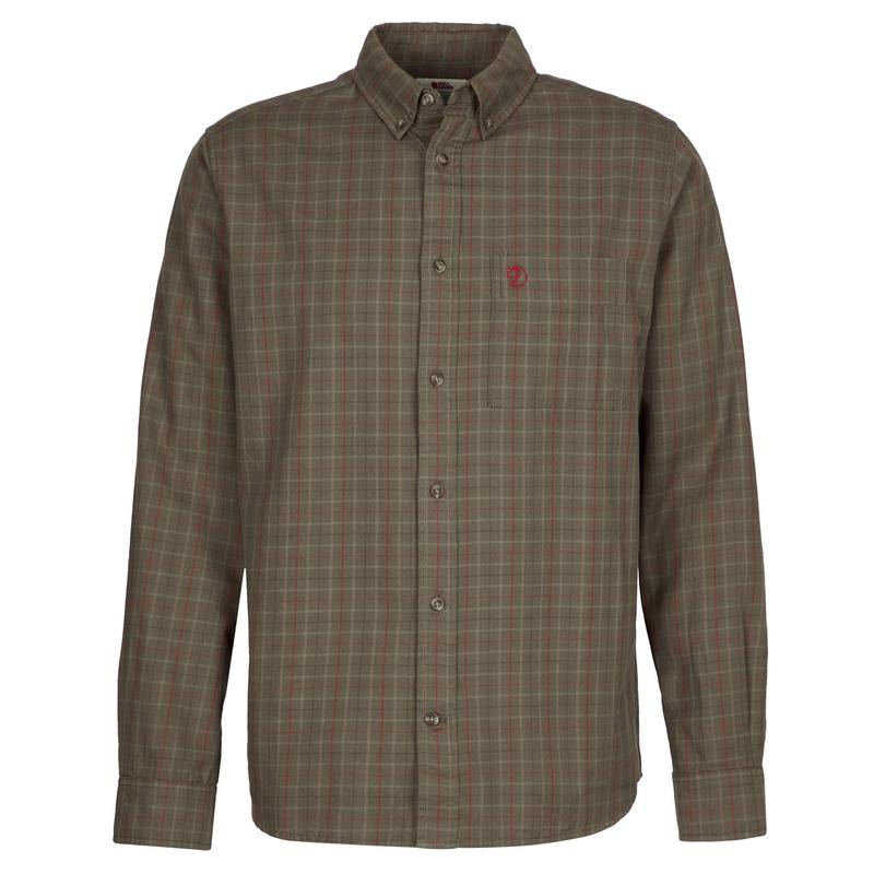 Fjallraven/北极狐男式棉羊毛混纺透气舒适休闲衬衫