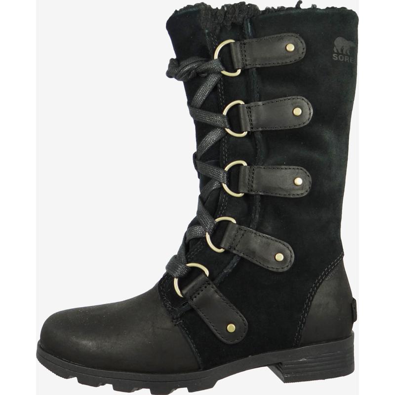 SOREL女士雪地靴防水保暖透气防滑圆头平跟系带金属环扣冬季雪地