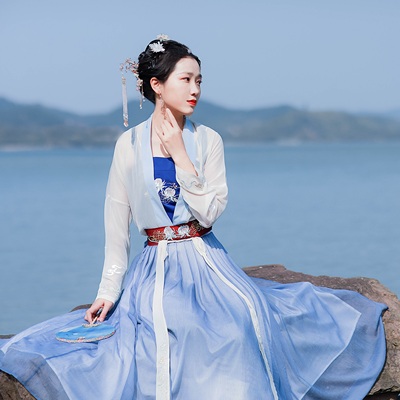 山有扶苏 原创神女系列之白水素女传统汉服