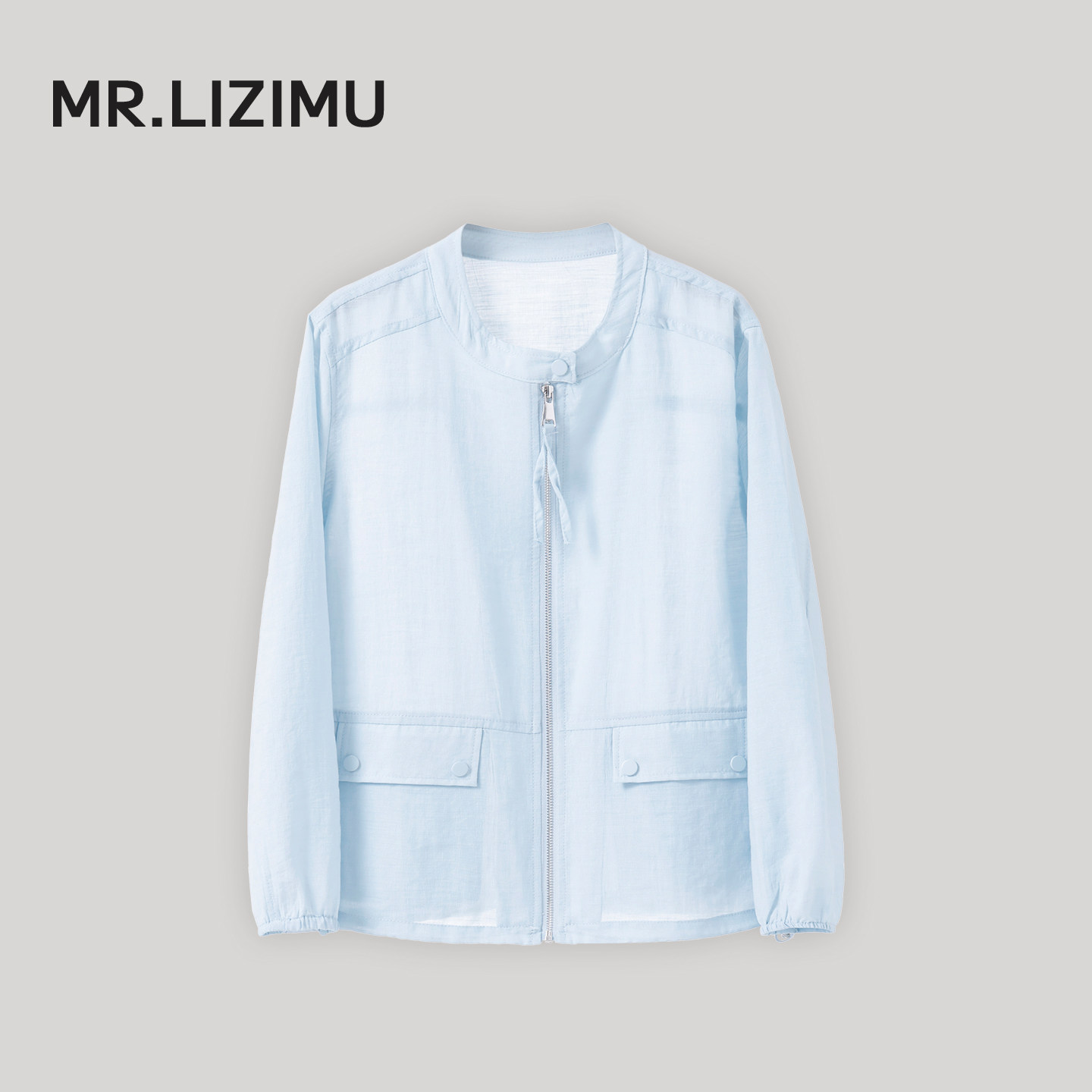 李子木先生夏季薄款休闲外套女2026新款简约百搭显瘦立领减龄夹克