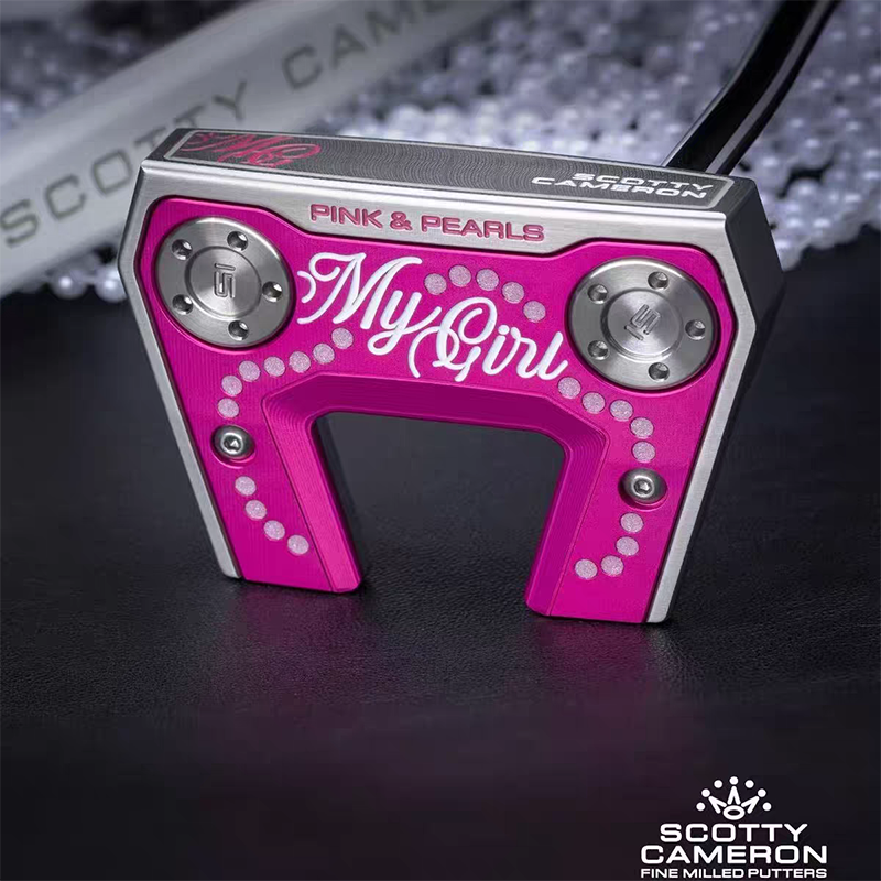 Titleist卡梅隆25款限量MY GIRL高尔夫推杆PINK&PEARLS闪耀粉珍珠