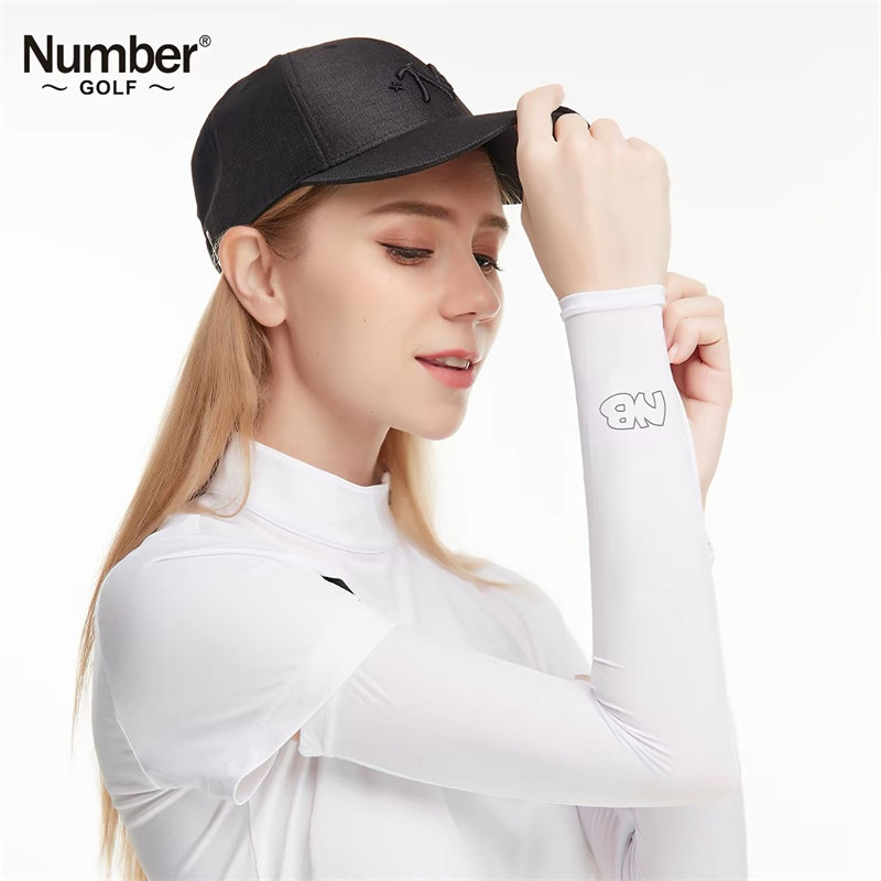Number高尔夫户外运动防晒肤色冰袖袖套golf弹力遮阳防紫外线