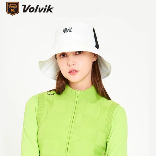 Volvik沃维克高尔夫渔夫帽女款运动户外防晒透气带马尾孔侧绑绳