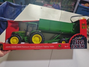 约翰迪尔John Deere儿童仿真玩具车模型农用工程车合金压铸塑料车