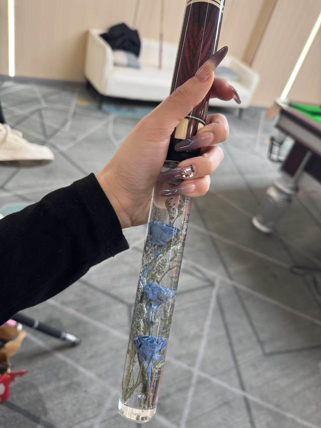 私人订制水晶玫瑰加长把花型任选高定礼盒包装5日内发出