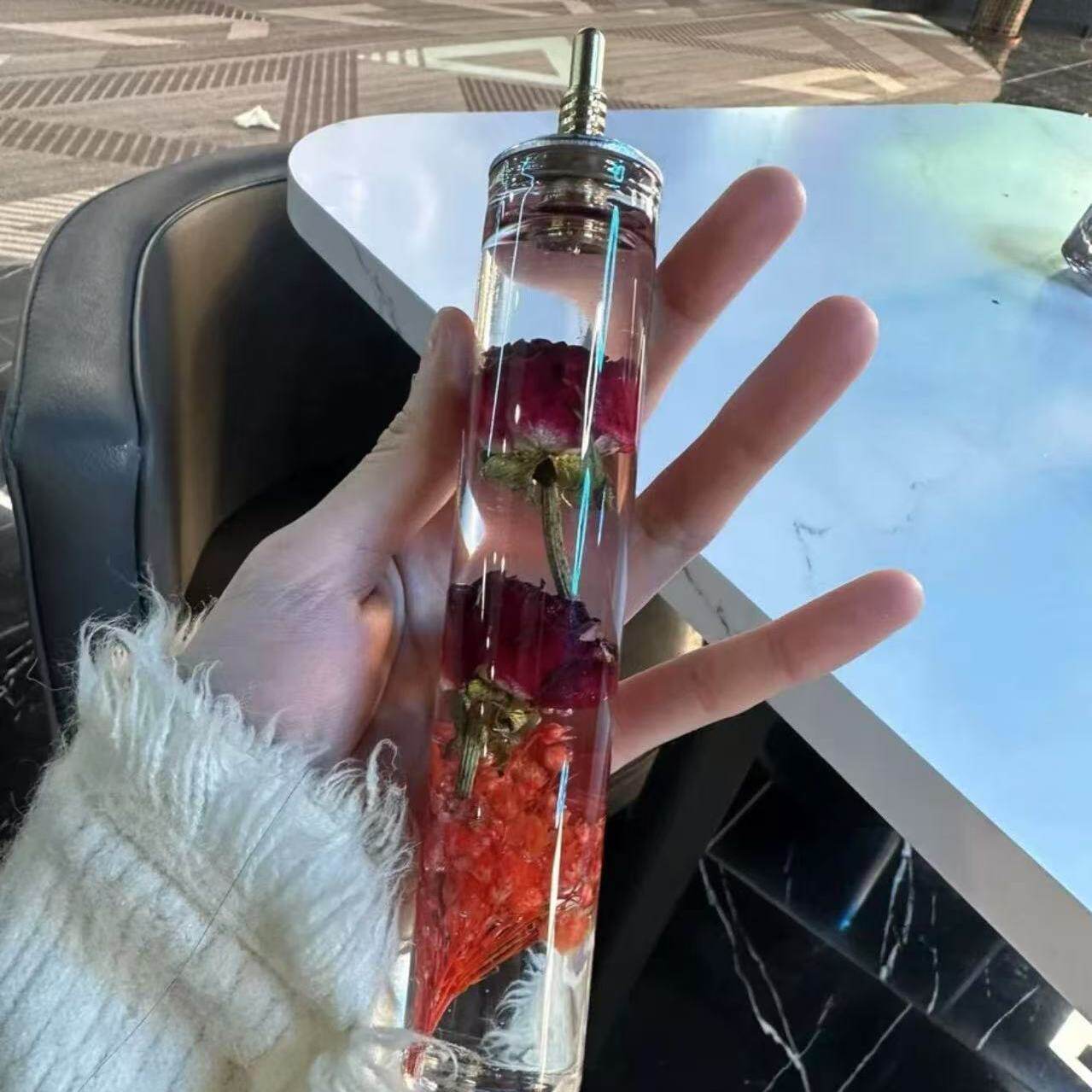 私人订制水晶玫瑰加长把花型任选高定礼盒包装5日内发出