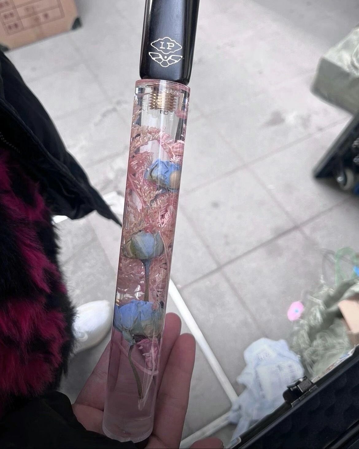 私人订制水晶玫瑰加长把花型任选高定礼盒包装