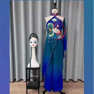 民族民间桃李杯于婷婷羽化灵蛇舞蹈服装服饰演出服表演服艺考