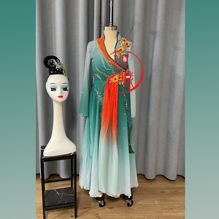 采菊东篱下演出服古典舞儿童款表演服独舞背篓演出舞蹈服