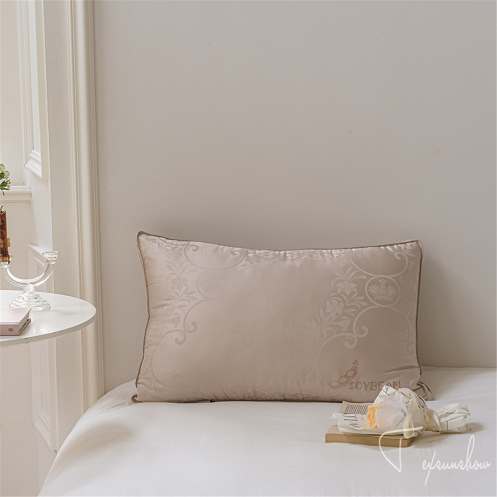 德国工艺SOYBEAN大豆蛋白枕の好用舒服枕头 纯棉酒店防螨云朵柔软