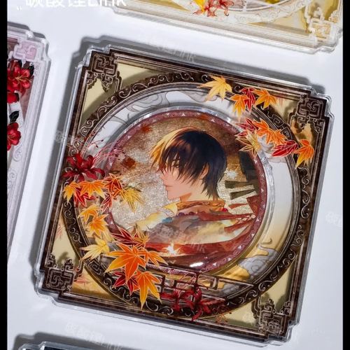 国风系列磁吸吧唧砖徽章谷美周边