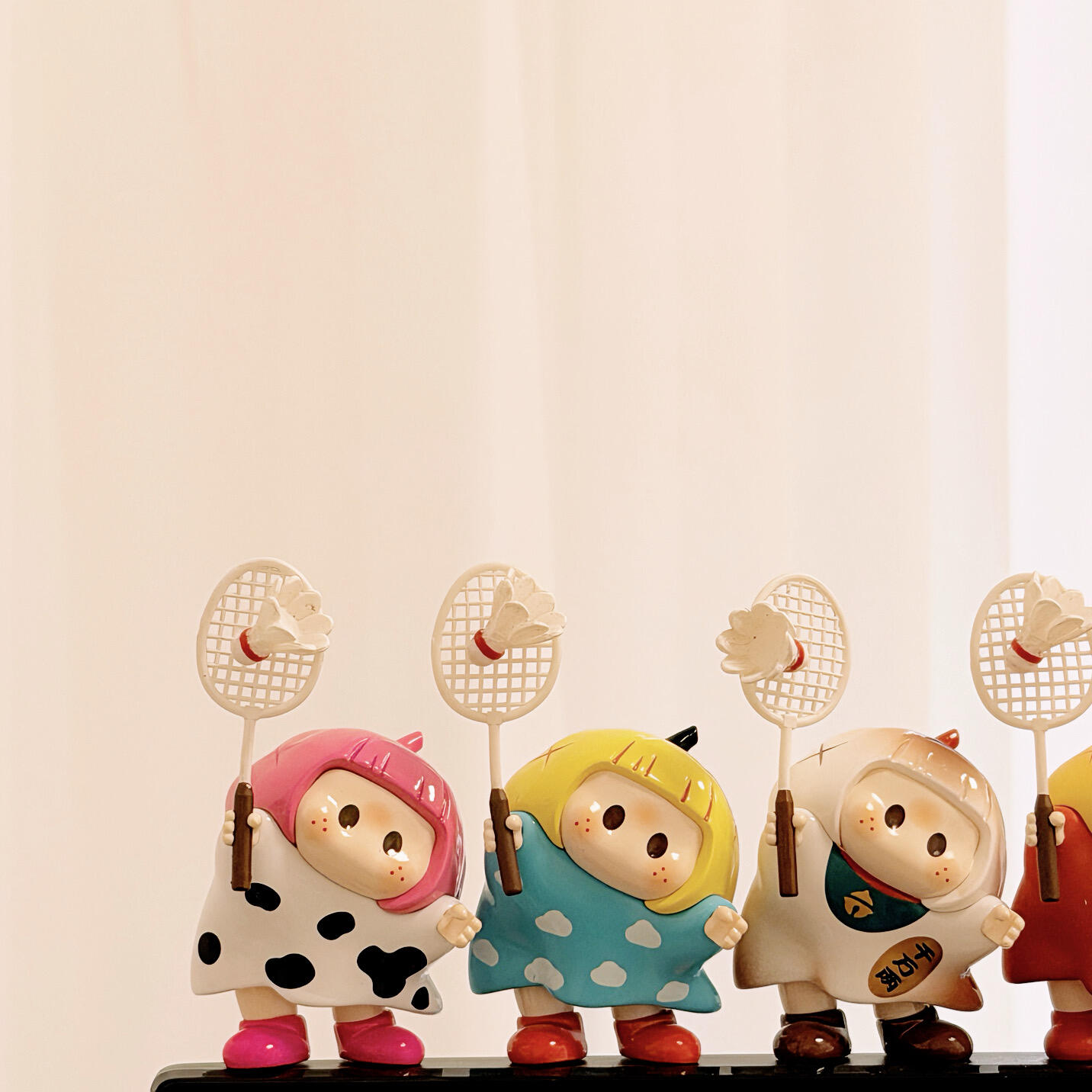 yoyo右右酱歪头系列摆件可爱治愈