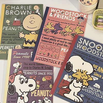 卡通可爱史努比b5横线笔记本