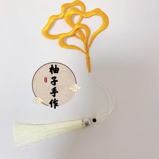 原创手作非遗缠花银杏叶成品胸针汉服配饰古风小清新头饰清新书签