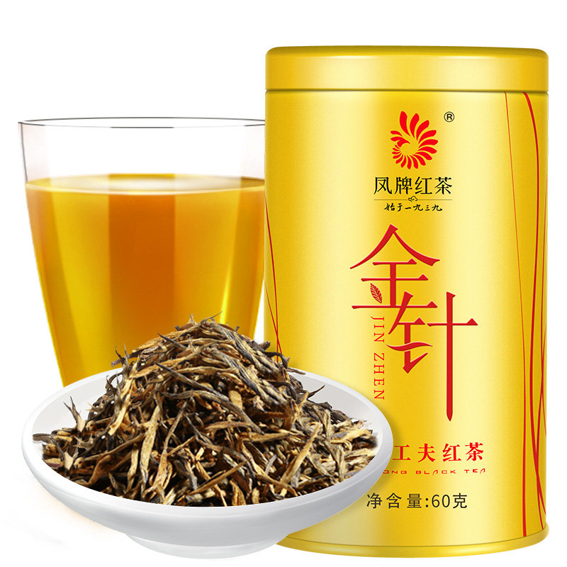 滇红茶特级60g金针凤牌花香浓郁图片