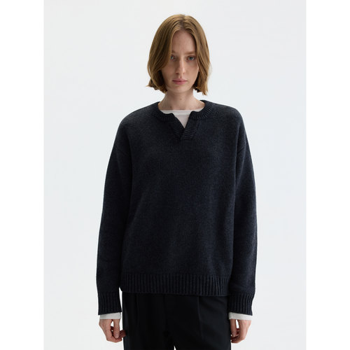 PURE2羊绒羊毛混纺针织毛衣