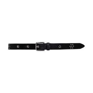 PURE2 STUDDED LEATHER BELT 头层牛皮马毛复古做旧撞钉皮带腰带