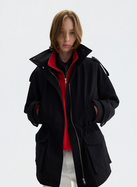 PURE2 MILITARY JACKET 意大利BESTE高密斜纹廓形M65风衣夹克