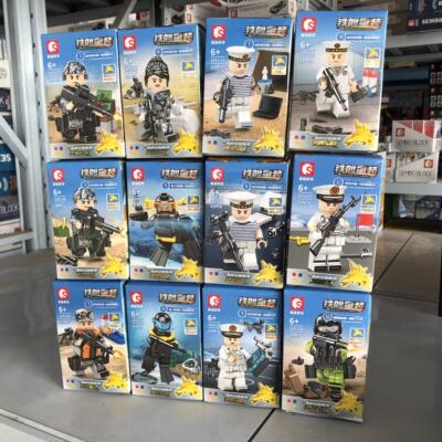 森宝军事海军蛟龙突击队儿童拼装