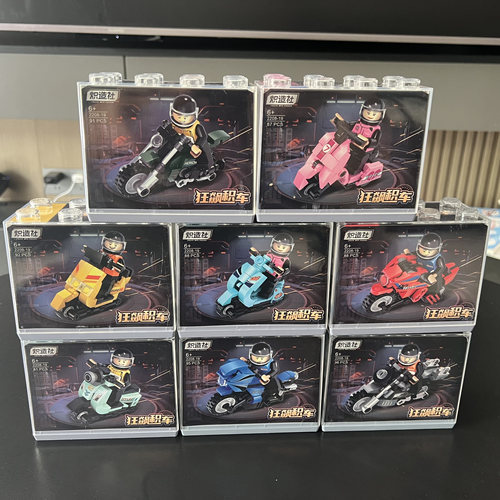炽造社狂飙积车摩托车模型展示盒