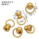 DIY创意奶嘴钉纯铜配件斜跨挂扣钩接头通用手机壳挂绳固定拉环潮