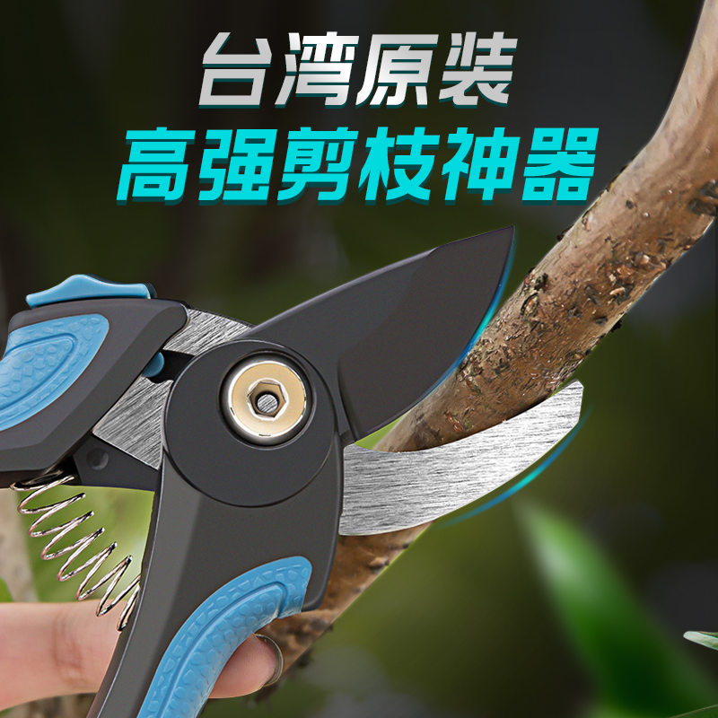 台湾sk5 园艺果树修剪树枝剪刀园林剪修枝剪花剪剪枝摘果园林工具