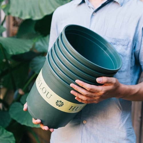 Пластиковый большой цветочный горшок, увеличенная толщина, второе поколение, орхидея