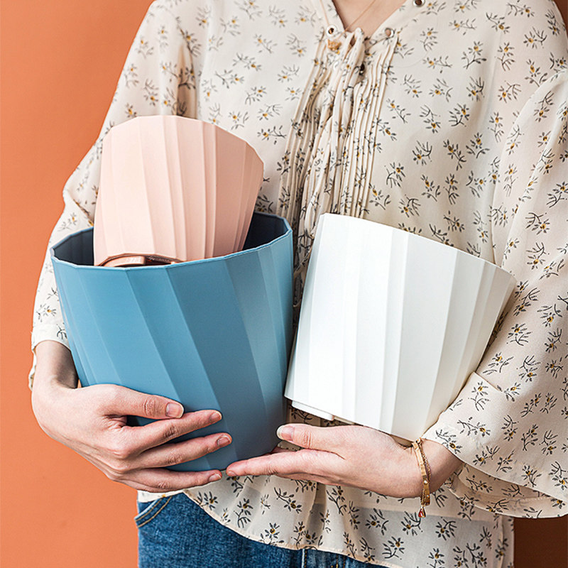 四季北欧简约树脂加仑盆花盆