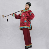 媒婆服装 舞台戏剧 演出服全套搞笑烟袋道具假发头饰地主婆中性古装