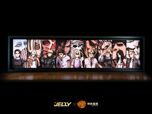 【原画师Jelly授权】进击的巨人原创九大巨人3D纸艺立体画带框画