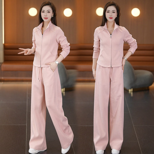 独特漂亮春装一整套装女新款2026超火巨好看的阔腿裤子卫衣两件套