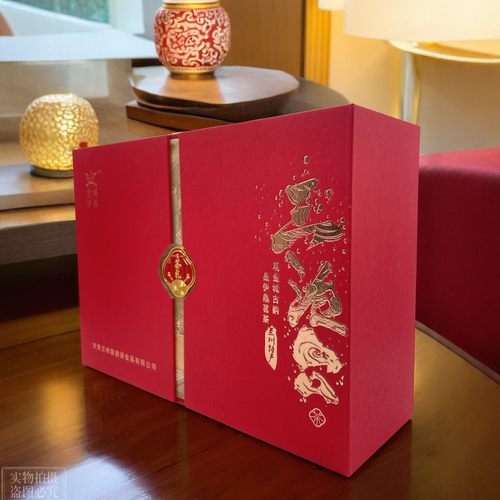 兰州三泡台盖碗茶高端三开门礼盒
