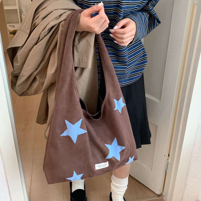 小众复古洋气麂皮绒托特包女2026新款大容量高级感通勤手提单肩包,箱包皮具/热销女包/男包,通用款女包,淘宝优惠券,粉丝福利购,淘宝优惠卷