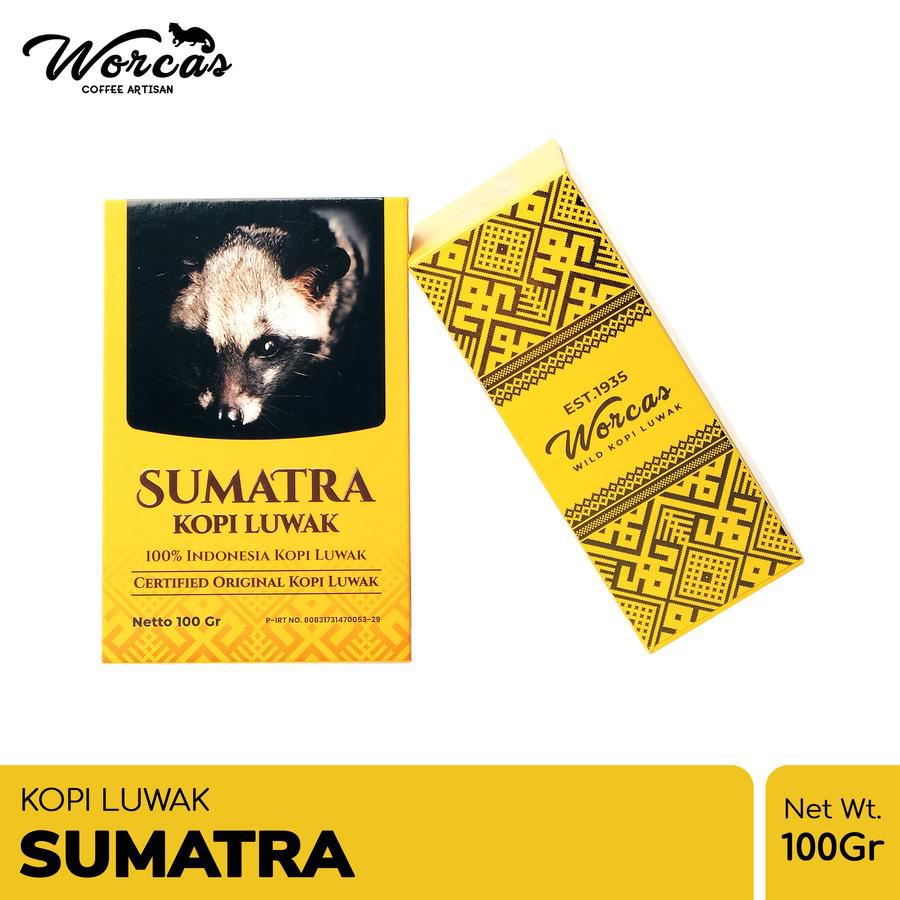 WORCAS猫屎咖啡Sumatra Luwak Coffee 100gr