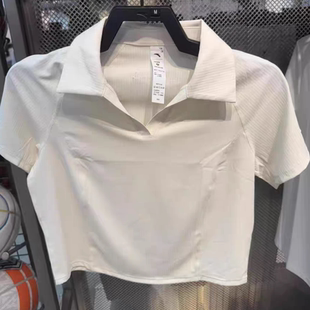 高弹修身 安踏超A短T小蛮腰polo衫 新款 女装 网球T恤162527108 夏季