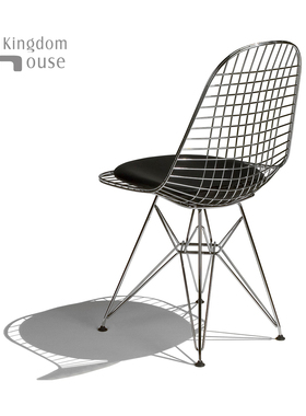 现代餐椅北欧Eames Eiffel Wire Chair设计师餐厅网椅