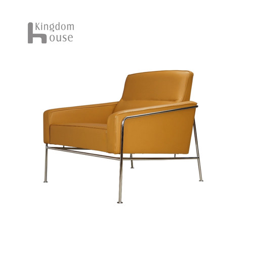 3300 Arne Jacobsen leather armchair北欧设计师皮艺单人沙发椅