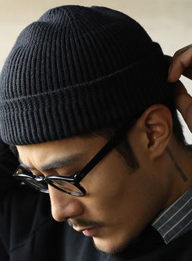 红风复古 二战海军冷帽男冬天羊毛针织帽女毛线帽瓜皮帽WATCH CAP