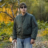 红风 MA1飞行夹克男秋冬空军飞行服男秋冬宽松加厚工装 棉服短外套