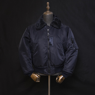 红风 棉服羊毛外套 B15C飞行夹克男空军飞行服男秋冬宽松加厚工装