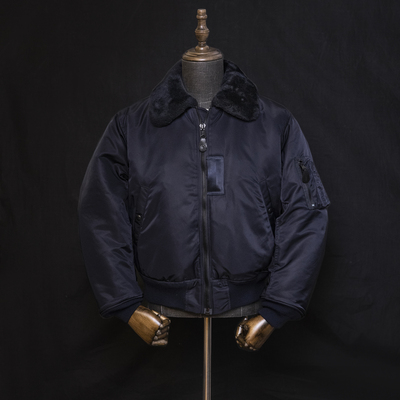 红风 B15C飞行夹克男空军飞行服男秋冬宽松加厚工装棉服羊毛外套