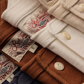 红风 复古简约亨利衫 重磅新疆棉纯棉亨利领短袖 阿美咔叽T恤男美式