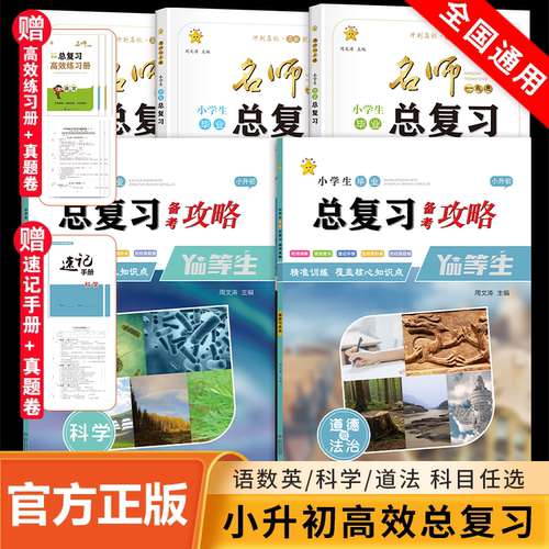 小升初复习资料练习册覆盖核心知识高效训练