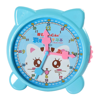 学生用具一二年级钟表模型小学教具认识钟表时钟幼儿园教学三针联动小学生学具幼儿园学习认识钟表时间的教具