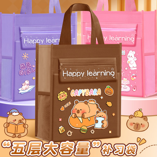 坚洲加厚牛津布补习袋补课包五层