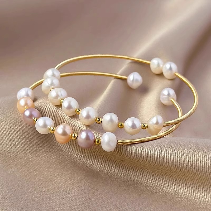 天然淡水珍珠手镯女款轻奢小众
